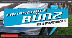 Desktop Screenshot of fahrschule-ruenz.de